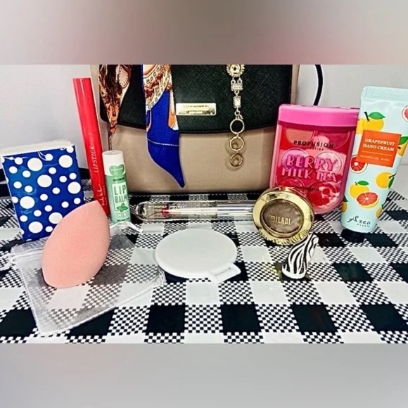 ‼️NWOT KATE SPADE Black and Tan ColorBlock Satchel Crossbody PLUS 12 Item Bundle - Picture 11 of 11